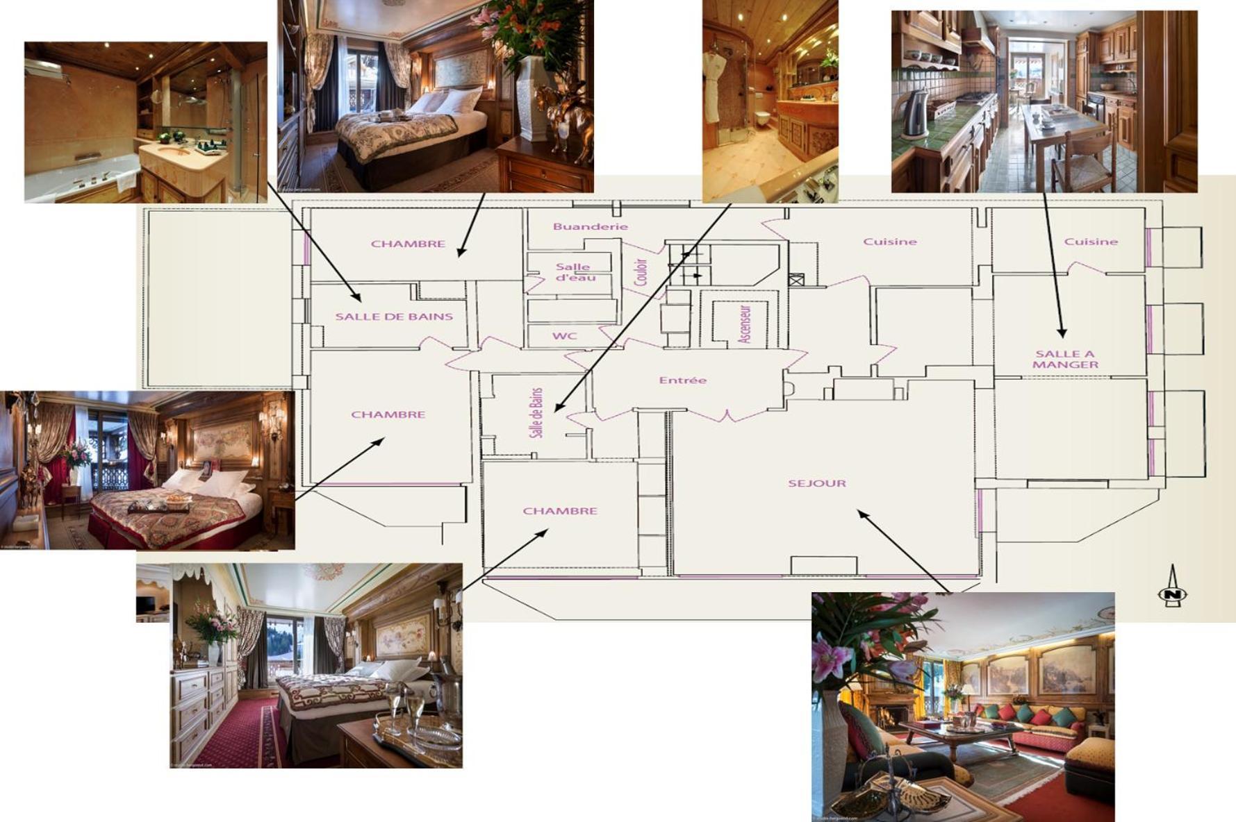 Hotel De La Loze Courchevel Pokoj fotografie